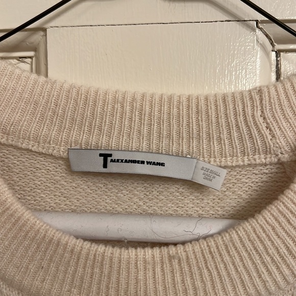 Alexander Wang Beige Crew neck Sweater size Small - Picture 2 of 6